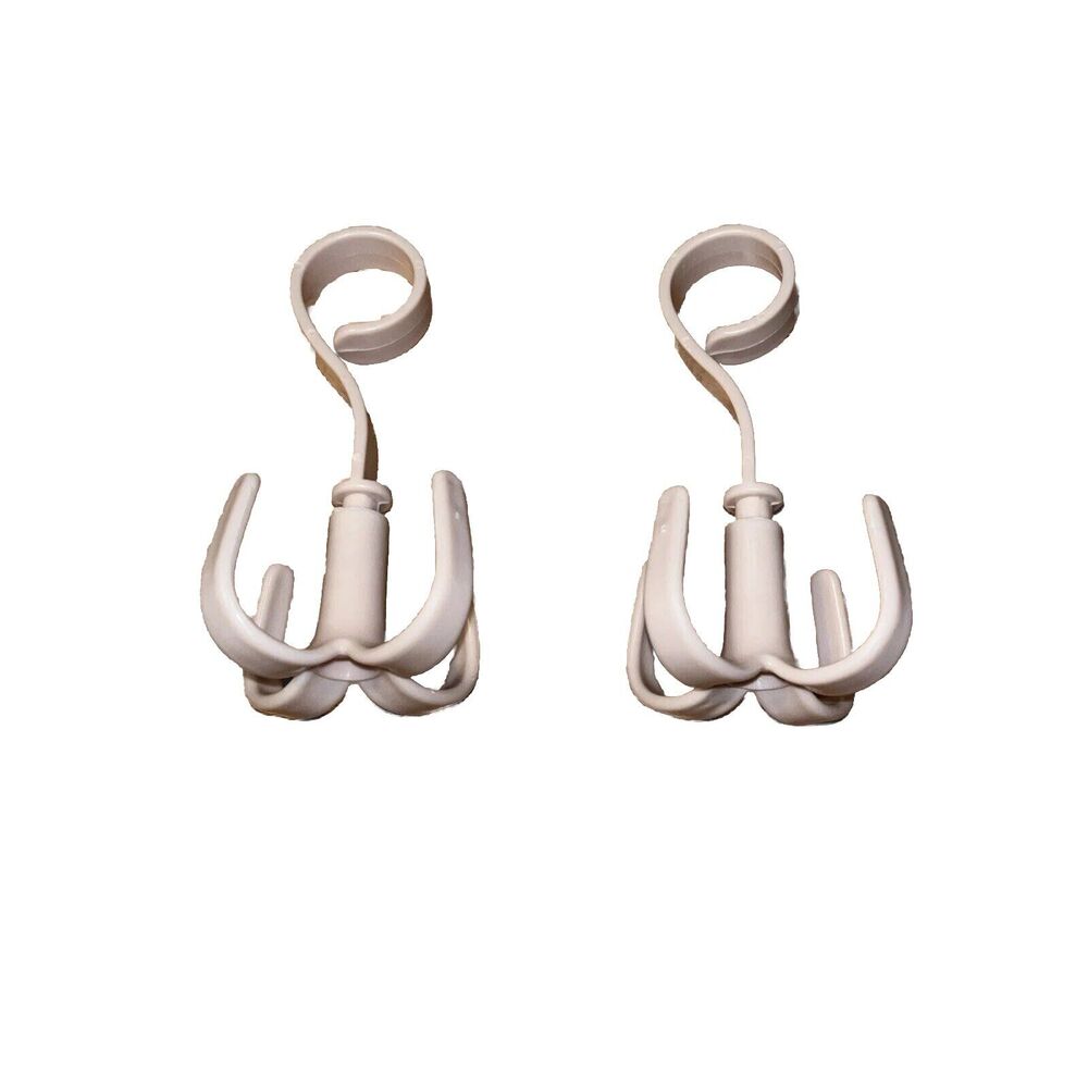 2 Pcs 360-degree Rotatable Hanger Purse Hook Closet Organizers Holder